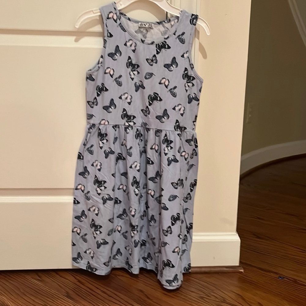 Kids dress, colors blue, black, white, pink, from dex, size: XL